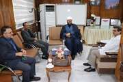 دیدار مسئول بسیج جامعه پزشکی دانشگاه علوم پزشکی تهران با رئیس بیمارستان پوست رازی