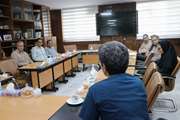 جلسه هماهنگی پروژه لابی جدید بیمارستان پوست رازی با حضور رئیس بیمارستان، مدیر و تیم اجرایی پروژه؛ جهت بررسی جزئیات عمرانی، پیشرفت کار و راهکارهای تسریع در اجرا  در دفتر ریاست برگزار شد