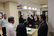 بازدید دکتر عزیز رسولی  مدیر نظارت و اعتبار بخشی معاونت درمان دانشگاه از بخش های مختلف بیمارستان پوست رازی