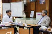 حضور دکتر پیام کبیری به عنوان مشاور امور پژوهشی رئیس بیمارستان پوست رازی