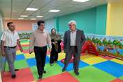 بازدید رئیس دانشکده دندانپزشکی از مراحل پایانی پروژه مهد کودک در دانشکده