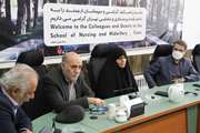 دیدار مشاور رئیس دانشگاه علوم پزشکی تهران در امور ایثارگران با فرزند شهید دکتر نسرین رسول‌زاده در دانشکده پرستاری و مامایی 