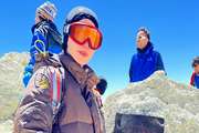صعود موفق فاطمه موسوی جم به قله دماوند