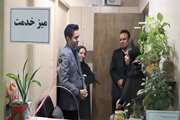 بازدید مدیر بیمارستان ضیائیان از واحد میز خدمت بیماران