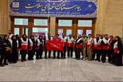وداع با رهبر شهید؛ امدادرسانی تیم بیمارستان شهدای اسلامشهر در بیمارستان موقت شهدای سلامت