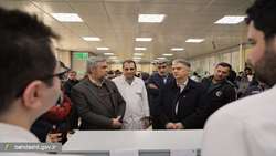 عیادت مدیران وزارت بهداشت از مجروحان حوادث اخیر