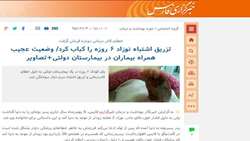 بخش مراقبت‌های ویژه نوزادان بیمارستان ولیعصر در تنور رسانه 