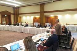 حضور هیئت اعزامی دانشگاه علوم پزشکی تهران در نشست پیمان گروه ۸ در برلین