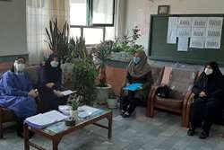 برگزاری جلسه آموزش سنجش نوآموزان بدو ورود به دبستان در مرکز بهداشت جنوب تهران 