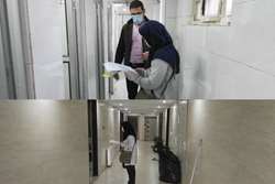 بازدید کارشناس مرکز بهداشت و درمان دانشجویان از خوابگاه های بوستان پسران