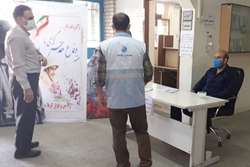 نظارت بازرسان بهداشت محیط در راستای رعایت شیوه نامه‌های بهداشتی ستاد مقابله با کرونا از ادارات و سازمان‌های شهرستان اسلامشهر