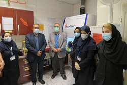 راه اندازی دستگاه جدید هود شیمی درمانی کلاس دو در بخش تالاسمی بیمارستان بهرامی