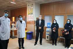 بررسی فضای فیزیکی درمانگاه شبکیه بیمارستان فارابی در بازدید تیم مدیریتی ایمنی بیمار