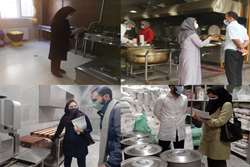 بازدید روزانه کارشناسان مرکز بهداشت و درمان دانشجویان از آشپزخانه کوی دانشگاه