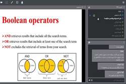 کارگاه آنلاین جستجو در منابع علمی برگزار شد