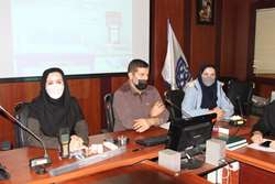 برگزاری جلسه ماهیانه واحد بهداشت محیط شبکه بهداشت و درمان اسلامشهر در اولین ماه از فصل زمستان ۱۴۰۰