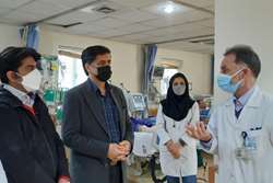 بازدید رئیس مجموعه داروخانه های دانشگاه علوم پزشکی تهران از داروخانه های بیمارستان سینا 