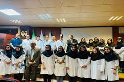 مراسم تجلیل از دستیاران تخصصی نمونه مرکز طبی کودکان