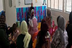 برگزاری جلسه آموزشی با موضوع تغذیه در مهدکودک نغمه بهاری شهرستان اسلامشهر