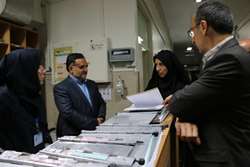 بازدید شبانه اعضای هیئت‌رئیسه دانشگاه از بیمارستان رازی