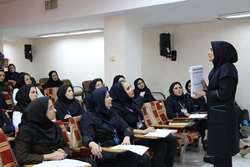 جلسه آموزش سنجه های نسل سوم اعتباربخشی در بیمارستان جامع بانوان آرش برگزار شد