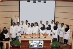 برگزاری مراسم آغاز سال تحصیلی و معارفه دستیاران جدید در بیمارستان فارابی