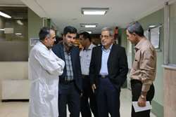 بازدید سرزده دو عضو هیئت‌رئیسه دانشگاه از بیمارستان ضیاییان