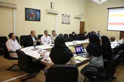 گزارش شاخص های فصلی در جلسه کمیته ایمنی بیمار بیمارستان فارابی