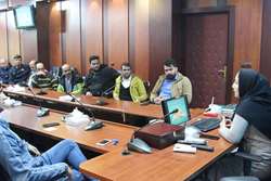 کارگاه آموزشی با عنوان 'رهنمودهای غذایی ایران ' برای کارکنان آب و فاضلاب شهرستان اسلامشهر