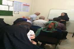 جلسه آموزشی با موضوع افسردگی برای سالمندان در شبکه بهداشت و درمان اسلامشهر برگزار شد