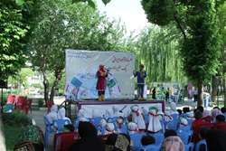 برگزاری همایش شادی و نشاط با کودکان در بوستان فدک شهرستان اسلامشهر