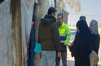 گشت مشترک کارشناسان بهداشت محیط مرکز بهداشت جنوب تهران و سازمان آب و فاضلاب از کوره‌های آجرپزی