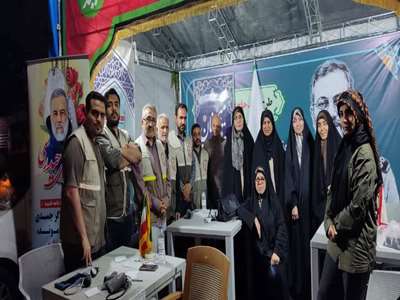  غرفه سلامت کانون بسیج مجتمع بیمارستانی امام خمینی(ره) با ارائه خدمات پزشکی برپا شد