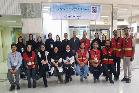 حضور تیم تخصصی EMT دانشگاه در درمانگاه دارالشفا به مناسبت سالگرد ارتحال امام خمینی (ره)