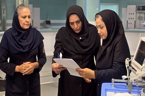 آغاز به‌کار فعالیت پرستاران جدید در بیمارستان شهدای اسلامشهر و کلینیک قائمیه در روزهای حماسه و خدمت