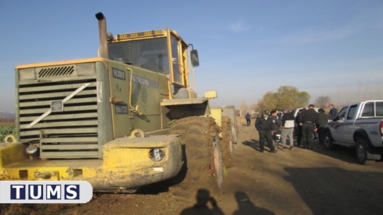 معدوم‌سازی محصولات کشاورزی آبیاری شده با فاضلاب در شهرستان اسلامشهر 