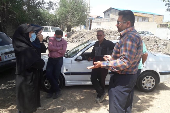 بازدید مشترک کارشناسان بهداشت محیط و کارشناسان معاونت در خصوص باغات آبیاری با فاضلاب در شهرستان اسلامشهر 