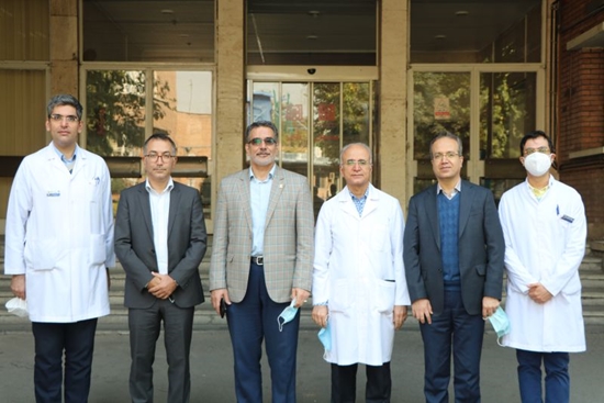 بازدید رئیس دانشکده پزشکی دانشگاه علوم پزشکی تهران از بیمارستان فارابی 