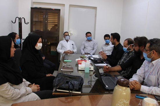 نشست مدیر مرکز طبی2 حکیم با مسئولان واحدهای بیمارستان 