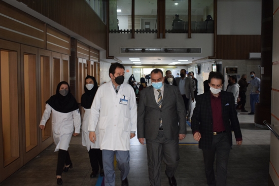 بازدید وزیر اسبق بهداشت کشور عراق  و رئیس مجموعه درمان و آموزش پزشکی عتبه حسینی (ع)  از مجتمع بیمارستانی یاس 