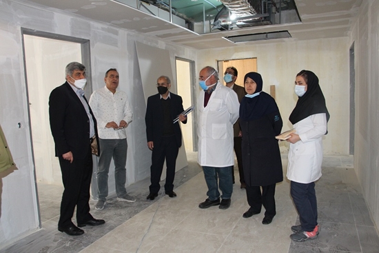 دکتر بدو به همراه اعضای تیم رهبری و مدیریت بیمارستان از پروژه در حال ساخت پاویون جامع فراگیران خانم بازدید کرد. 
