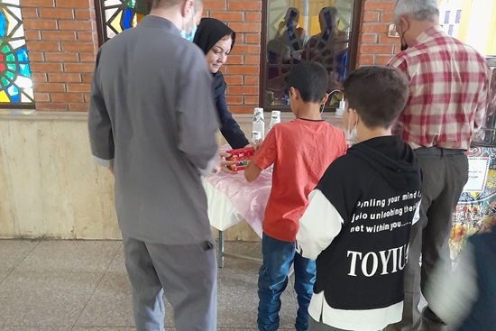 برپایی ایستگاه صلواتی به مناسبت ولادت باسعادت امام حسن عسکری(ع) در مرکز طبی کودکان 