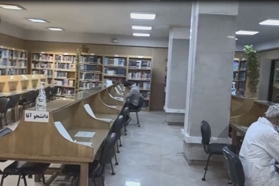 حال و هوای تازه کتابخانه بیمارستان شریعتی در آغاز سال تحصیلی جدید  