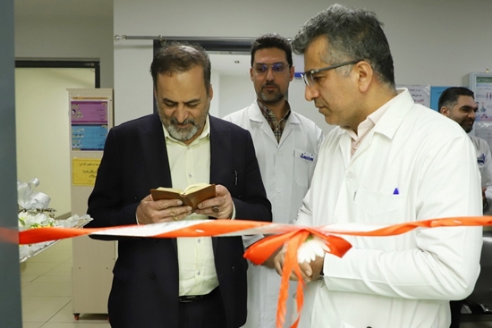 افتتاح مرکز سلول درمانی بیمارستان رازی با حضور رئیس دانشگاه  