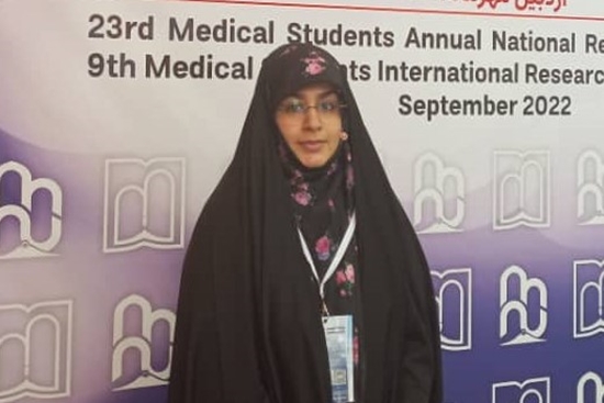 دکتر ریحانه علی پور، دانشجوی برتر رشته طب ایرانی سومین جشنواره طب ایرانی 