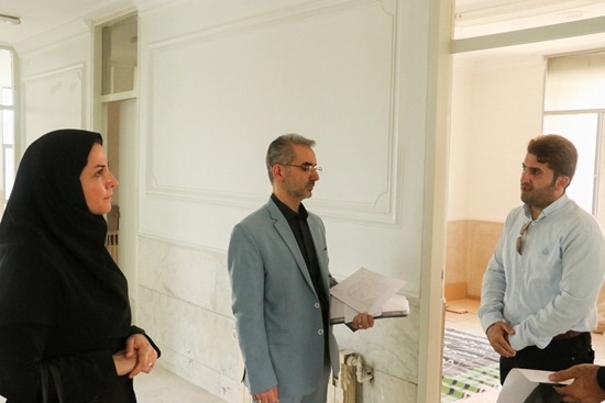 بازدید دکتر روجا رحیمی از ساختمان جدید دانشکده طب ایرانی دانشگاه علوم پزشکی تهران 