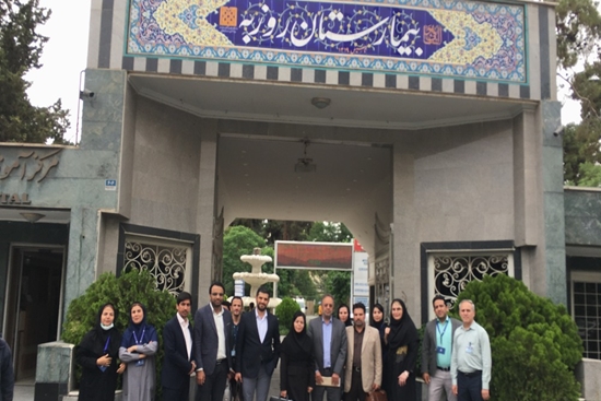 بازدید ارزیابان اعتبار بخشی وزارت بهداشت از بیمارستان روزبه دانشگاه علوم پزشکی تهران 