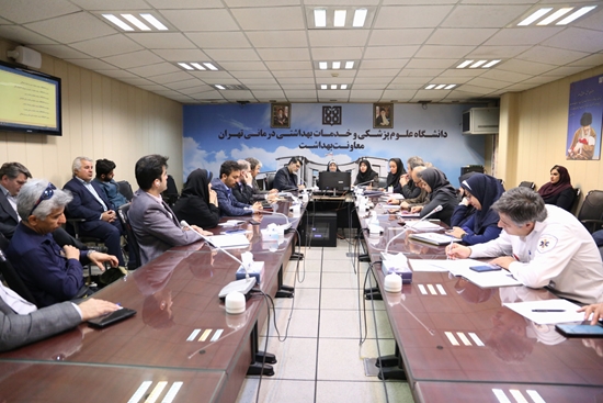 اولین جلسه هماهنگی برنامه‌های دبیرخانه سلامت و امنیت غذایی دانشگاه علوم پزشکی تهران 