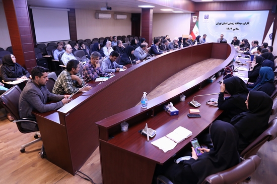 برگزاری جلسه کارگروه پدافند زیستی استان تهران در معاونت بهداشت دانشگاه علوم پزشکی تهران 