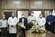 تجلیل از پزشکان بازنشسته در مرکز آموزشی درمانی بهارلو